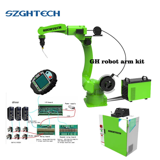 for wholesales automatic Robot Welding Arm for Industrial 6 axis 6kg Robot Welding Arm
