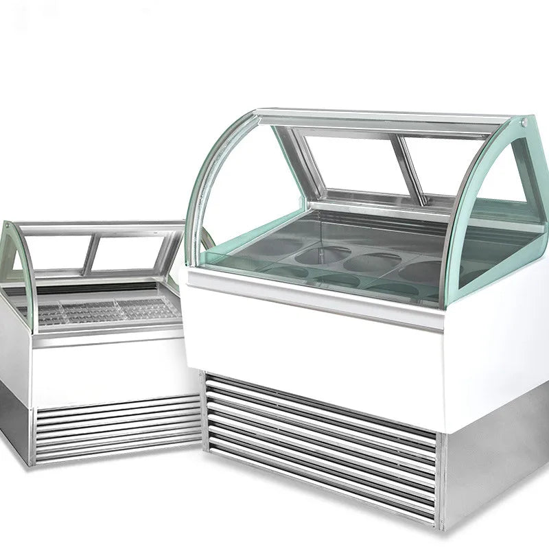 gelato refrigerator electric food cake ice cream display freezer cabinet