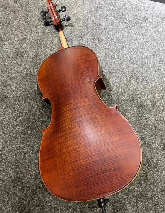 handmade solid wood cello 4/4  Vintage Colored Maple back panel cello stringed instrument beginner professional violoncello
