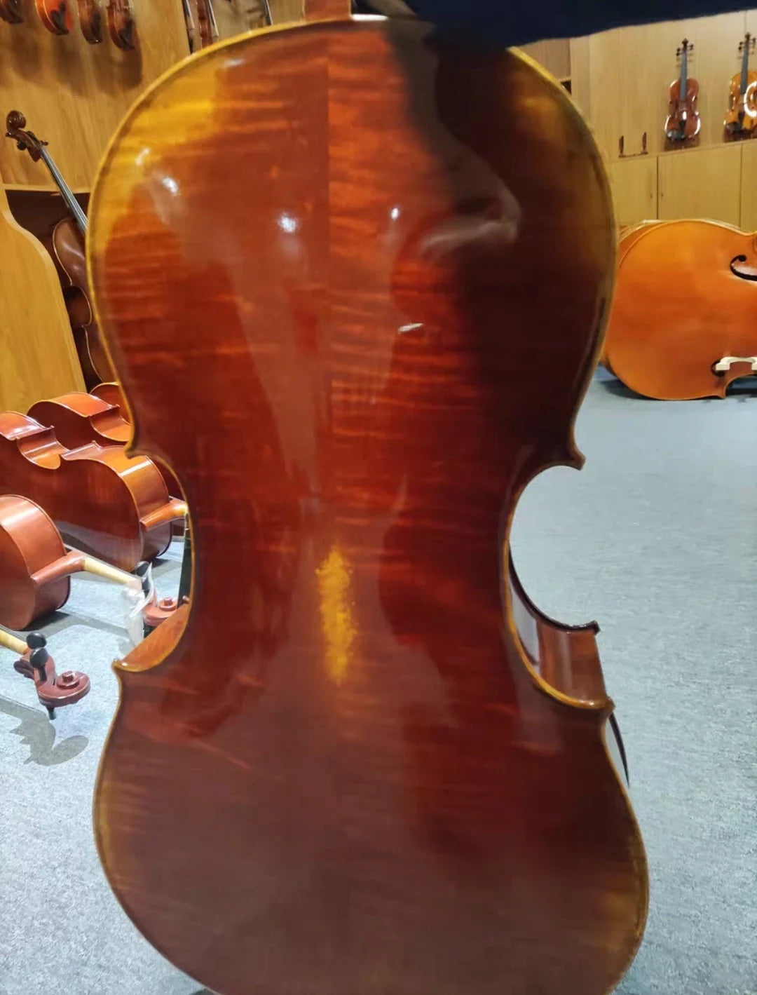 MMOOKA high-grade handmade solid wood cello 4/4 3/4 1/2 1/4 Maple cello stringed instrument beginner professional violoncello