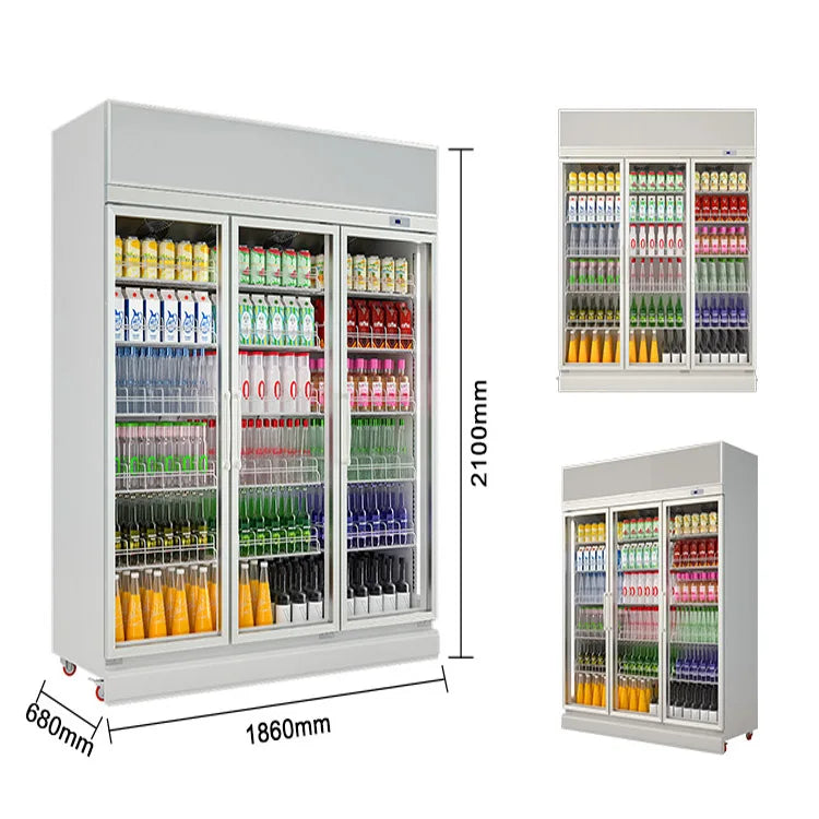 mini refrigeration equipment bottom-freezer refrigerators Drink Beverage Display Refrigerator Freezer