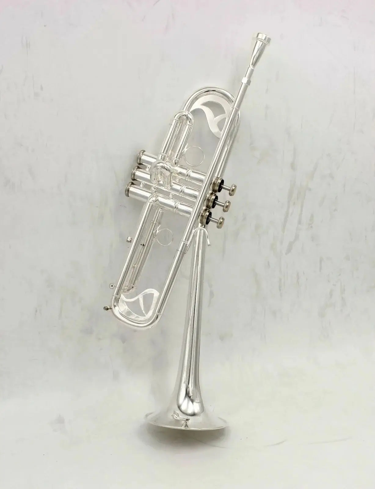 music Pro Bb key silver plated trumpet bell upward type