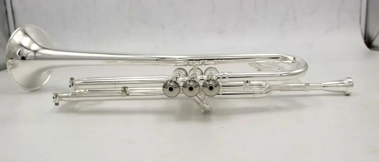 music Pro Bb key silver plated trumpet bell upward type