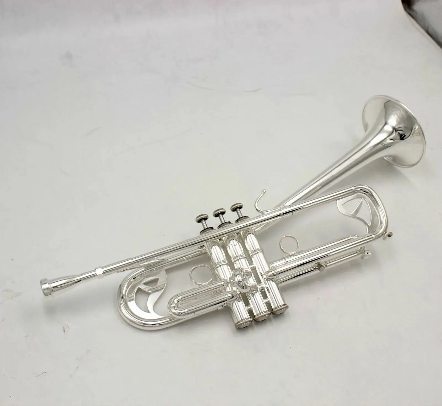 music Pro Bb key silver plated trumpet bell upward type