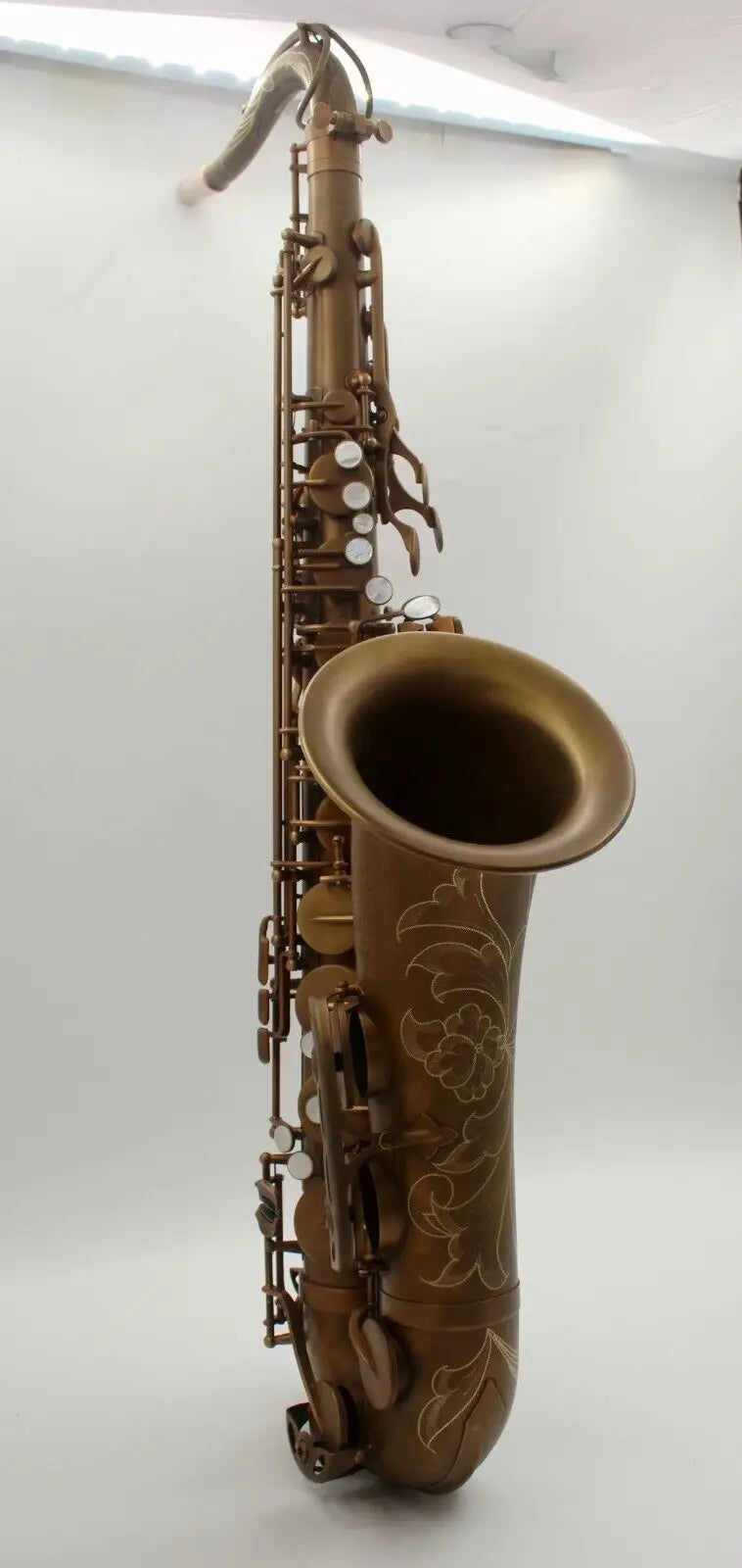 music pro use Vintage antique unlacquered Mark VI style tenor saxophone