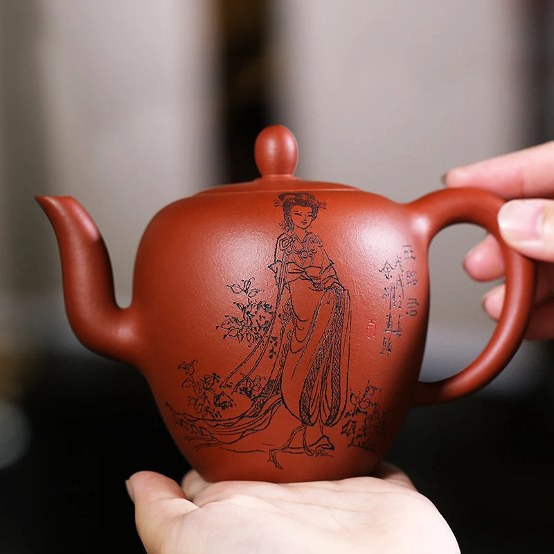 pot of the yixing pure manual undressed ore of buffer tank high recommended the spare yue beauty shoulder set of pot