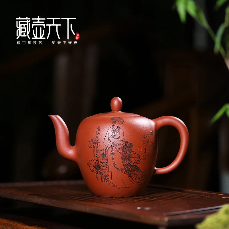 pot of the yixing pure manual undressed ore of buffer tank high recommended the spare yue beauty shoulder set of pot