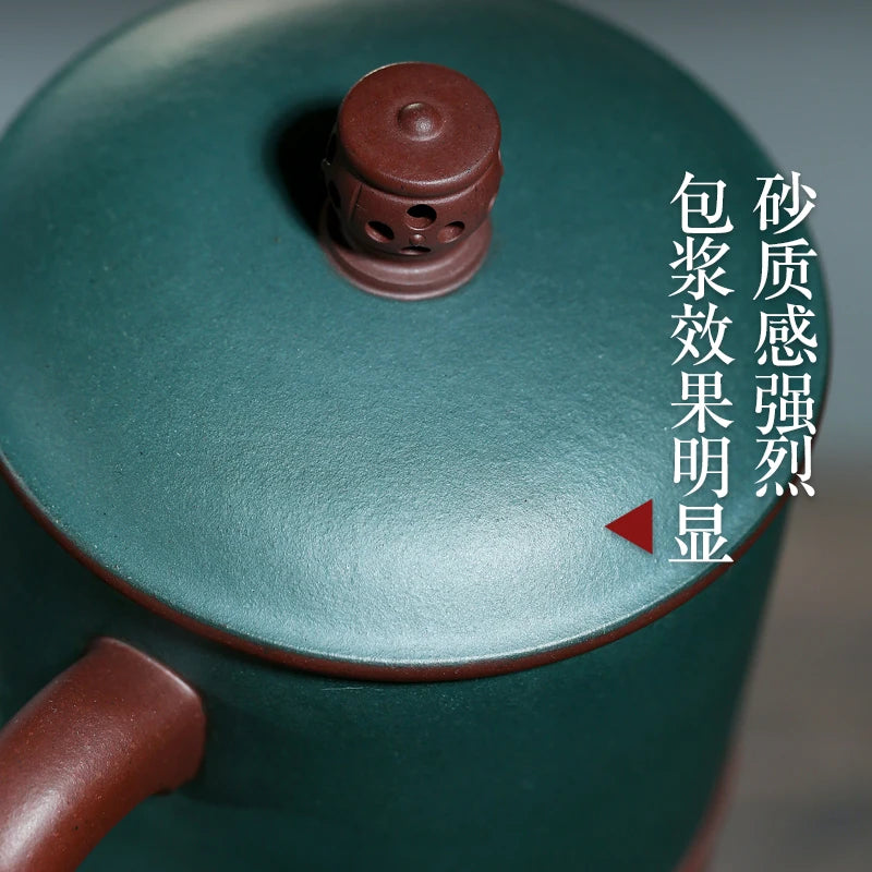 pot 】 yixing purple sand cup national expressway ChuLiQiang all hand ink chlorite batter cover cup magpie on branches