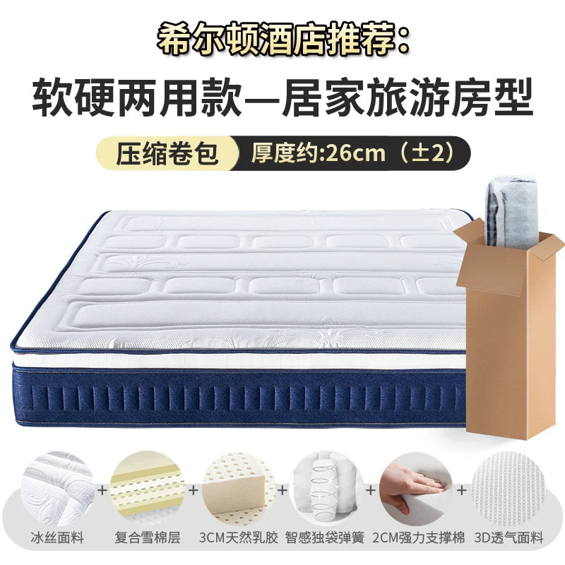 roll High Quality Mattresses Memory Foam Spring Roll double size Mattresses Sleep Floor Colchones De Cama Bedroom Furniture