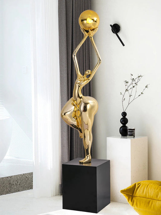 sculptureAbstract Character Art Sculpture Light Luxury Living Room, Entrance Decoration, Sales Office, Home Creativity, High Gra