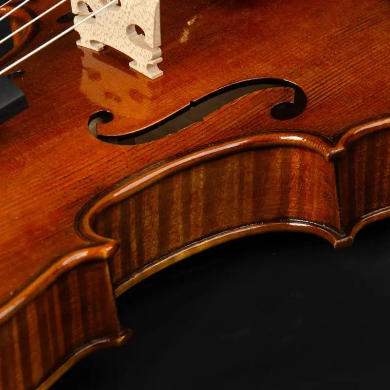 MMOOKA strong tone！Stradivari Violin 4/4 Italian Vintage Oil-Based Varnish vionlin playing level violino musical instrument with case