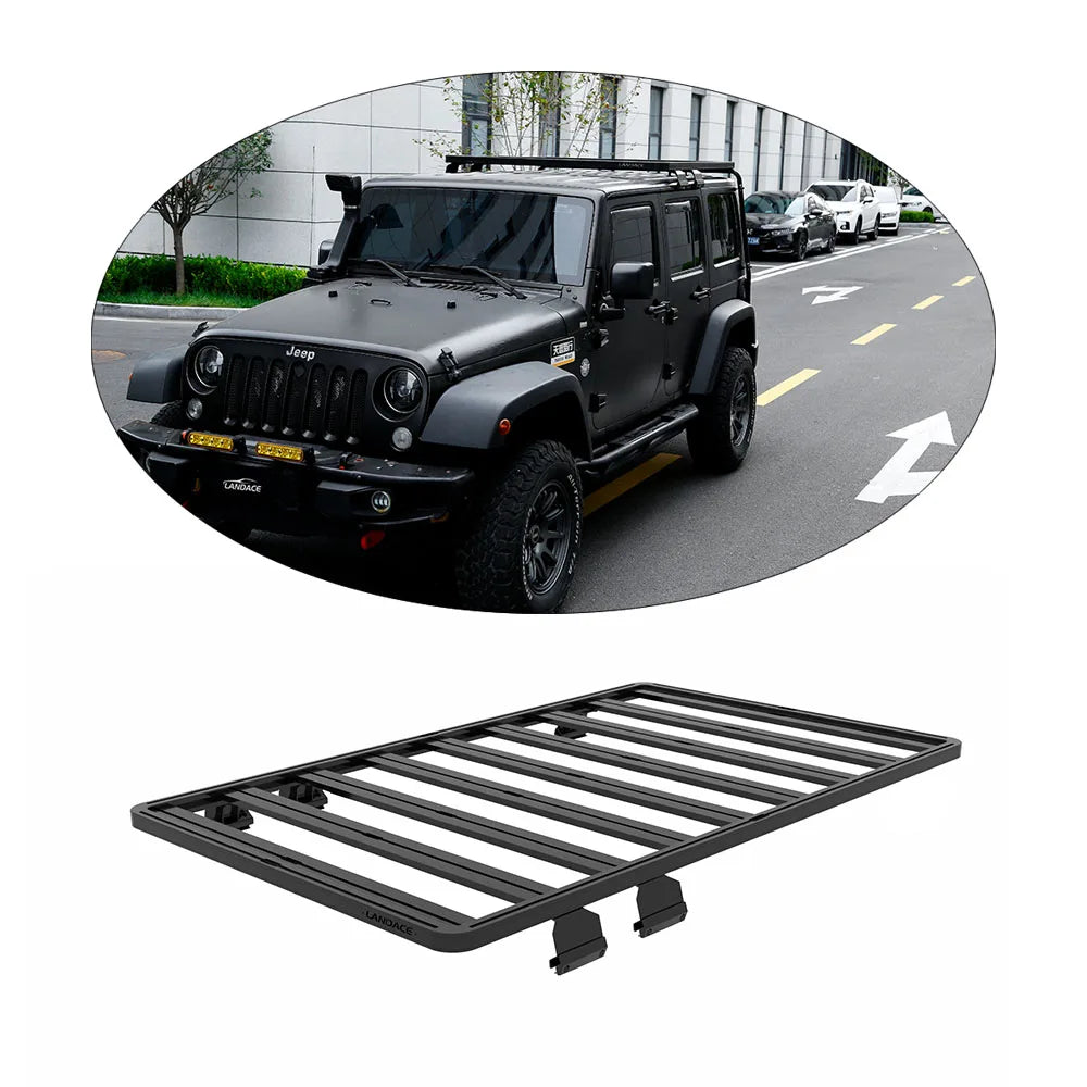 universal aluminum alloy roof platform luggage rack luggage carrier roof rack car roof racks for JEEP JK