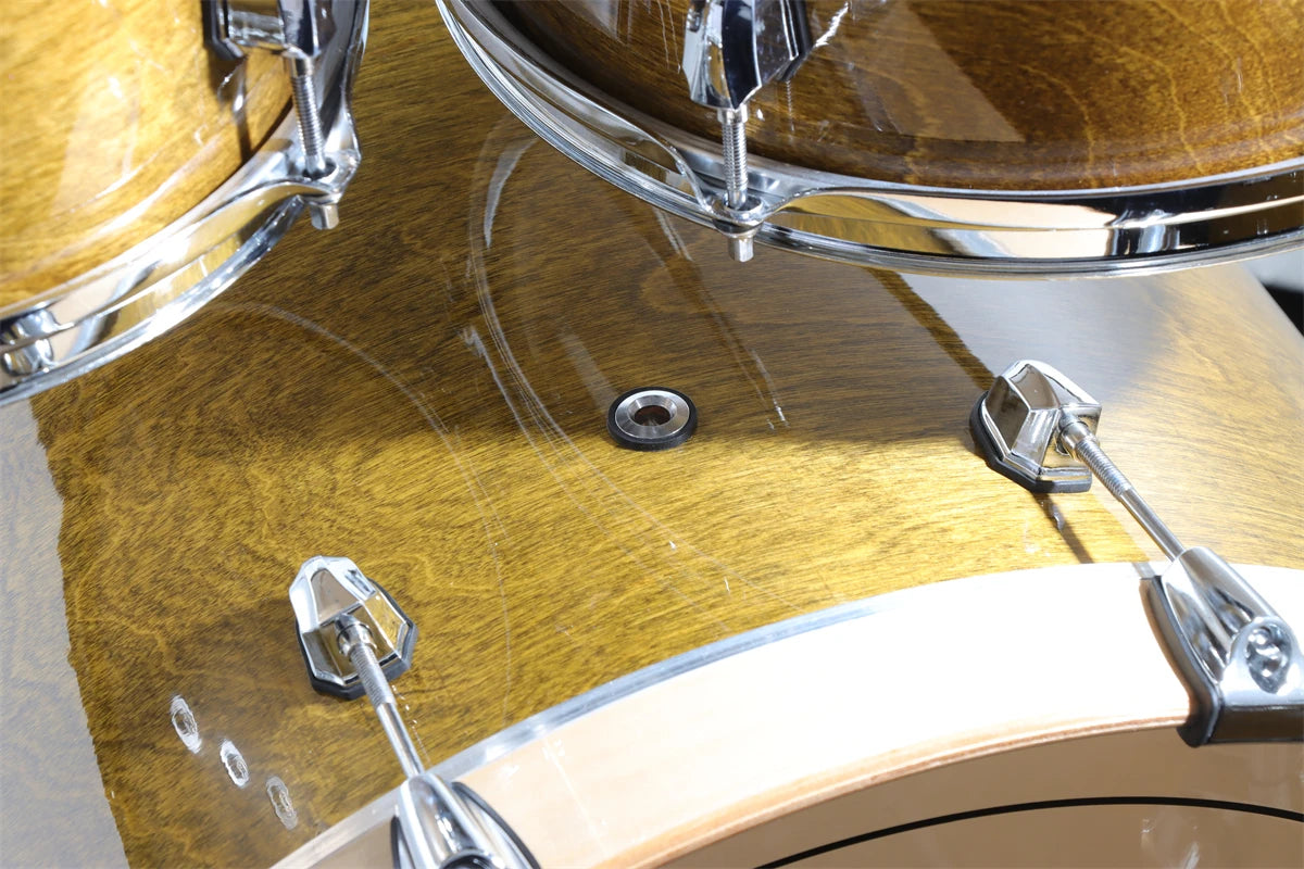 Electronic musical instruments wholesale Bright brown percussion instruments drums sets drum. set Noise cancelling
