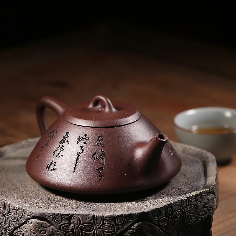 world Yixing purple clay teapot pure handmade teapot single pot household kungfu tea set full handmade ladle teapot