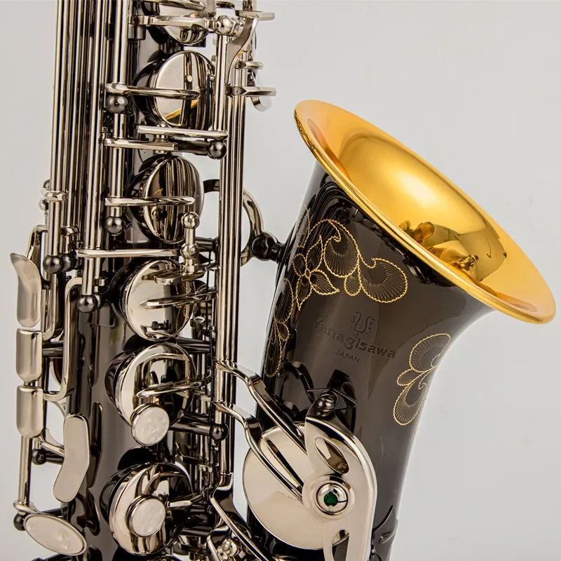 yanagisawaW037 Free Promotional Saxophone Alto Black Nickel Silver Alloy Alto Sax Brass Musical Instrument With Case Mouthpiece
