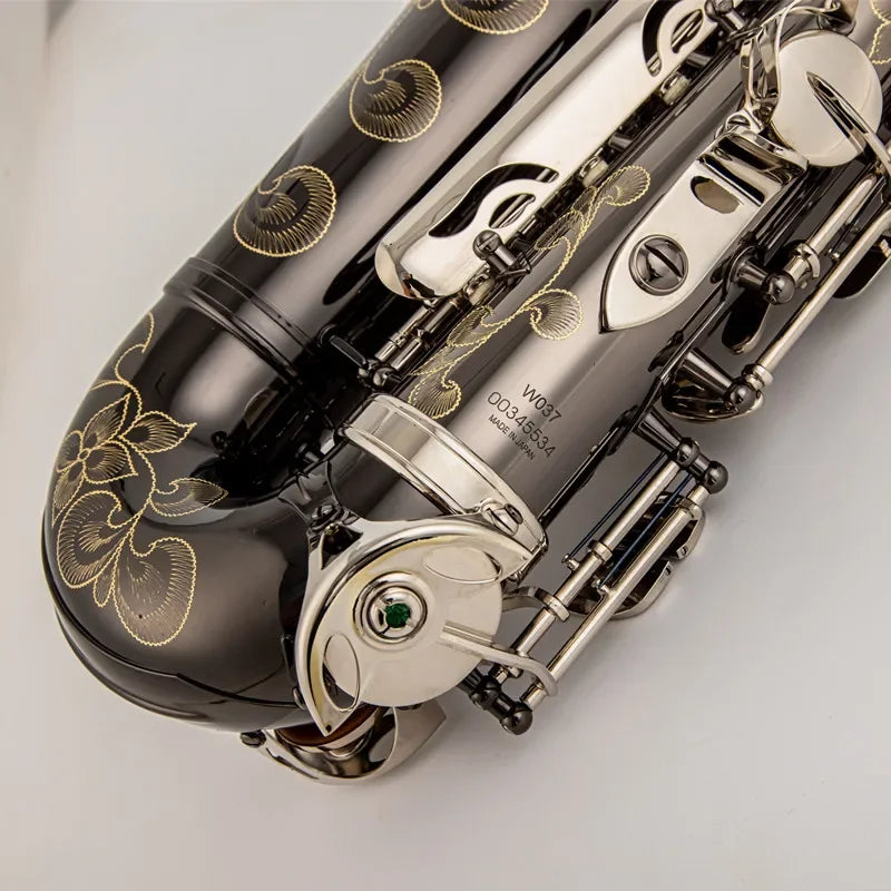 yanagisawaW037 Free Promotional Saxophone Alto Black Nickel Silver Alloy Alto Sax Brass Musical Instrument With Case Mouthpiece